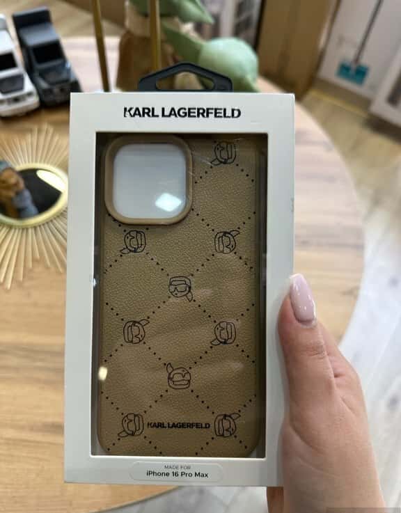 Karl phone case beige - Tenderyard