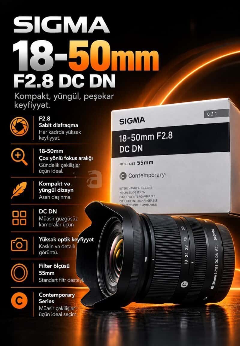 Sigma 18-50mm f2.8 DC DN Lens - Tenderyard