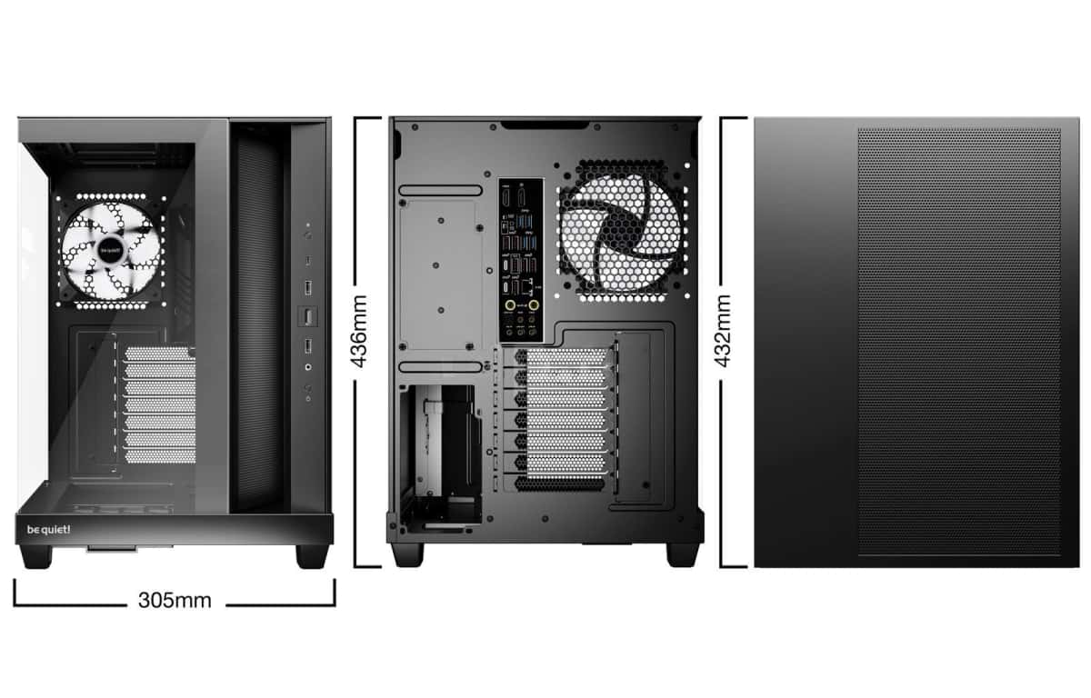 Computer case be quiet! Light Base 500 LX Black - Tenderyard