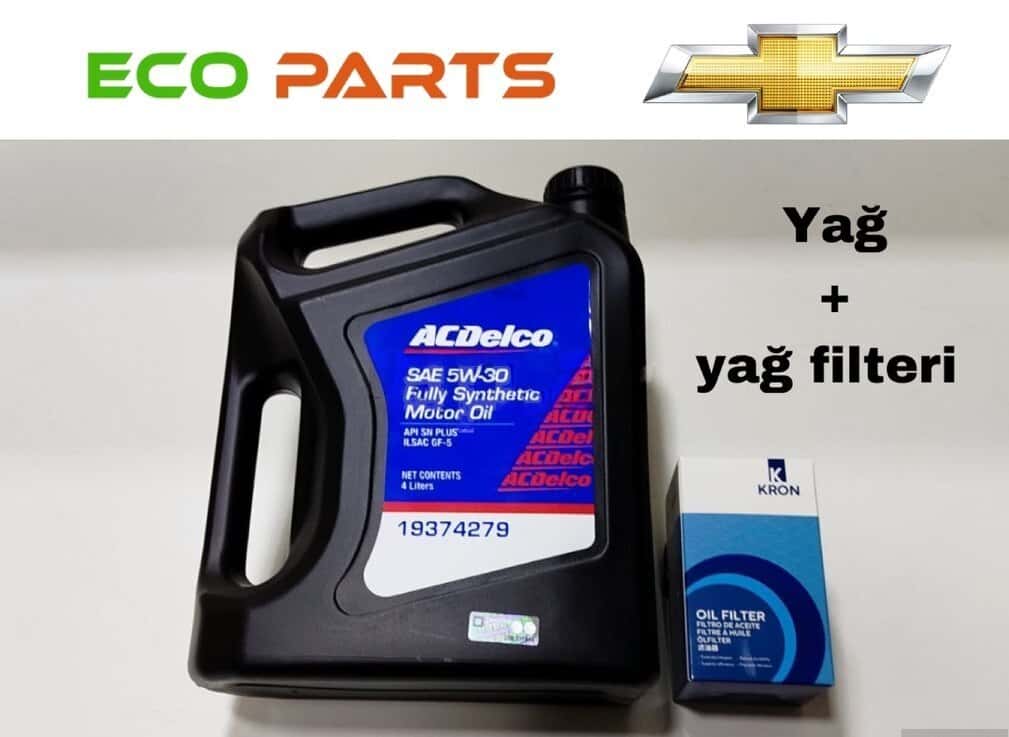 Mühərrik yağı ACDelco 5W-30 və yağ filtri - Tenderyard