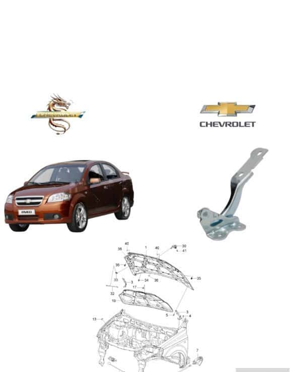 Kapot petləsi Chevrolet Aveo T250 2006-2008 - Tenderyard