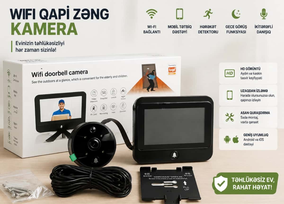 Tuya Smart Wi-Fi Doorbell - Tenderyard