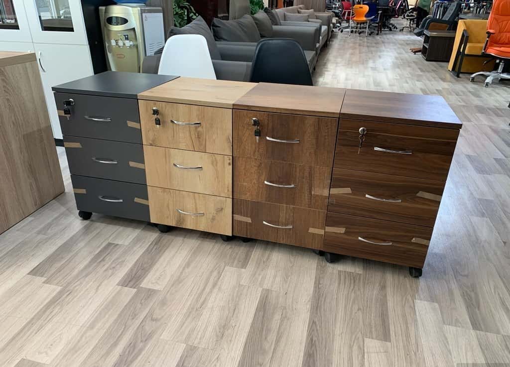 Office pedestal, Brown color - Tenderyard