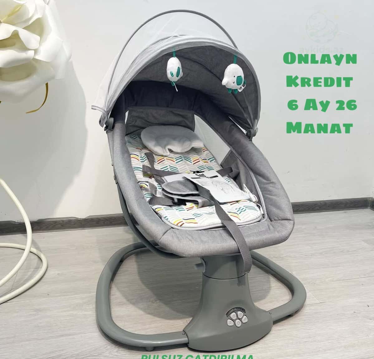 Uniseks yelləncəyi, Mavi rəng Uniseks uşaq yelləncəyi, Mavi rəng - Tenderyard