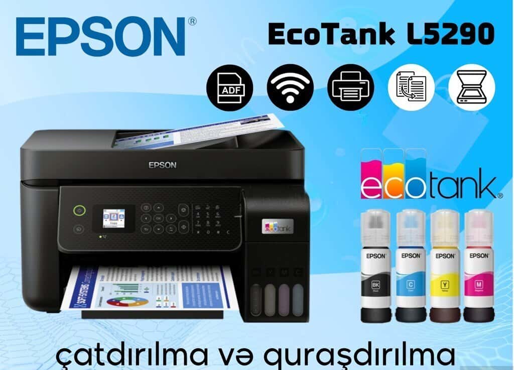 Цветной многофункциональный принтер Epson L5290 - Tenderyard