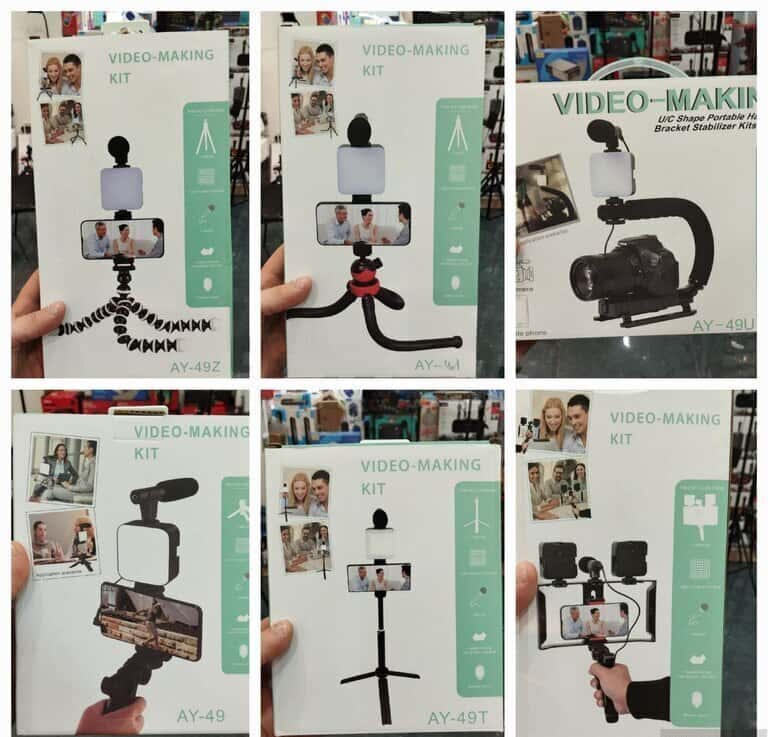 Video Shooting Kit (Smartphone holder and accessories) - Tenderyard