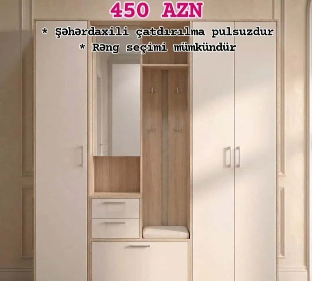 Hallway cabinet, Mixed color - Tenderyard