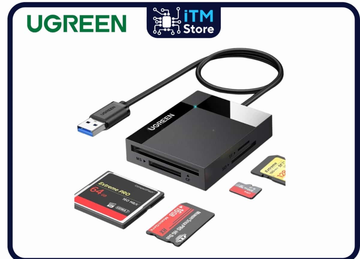 Kart oxuyucu Ugreen 30333 USB 3.0 4-in-1 - Tenderyard