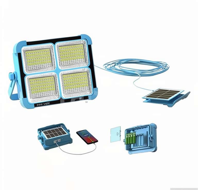Günəş Panelli LED Projektor və Powerbank - Tenderyard