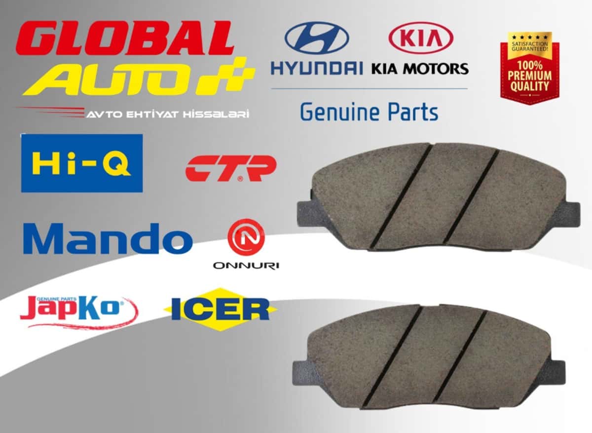 Əyləc kolodkaları Hyundai və Kia üçün - Tenderyard