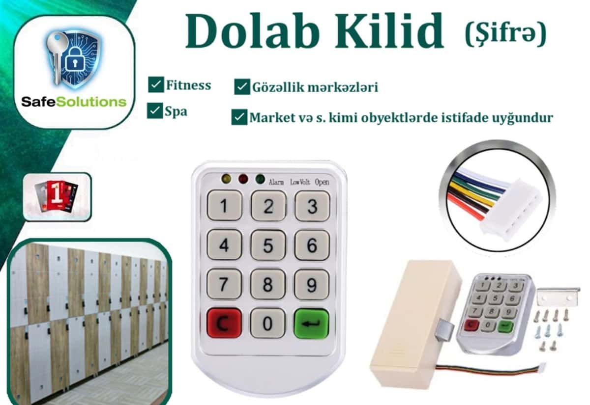 ACM S115 Smart Electronic Locker Lock - Tenderyard