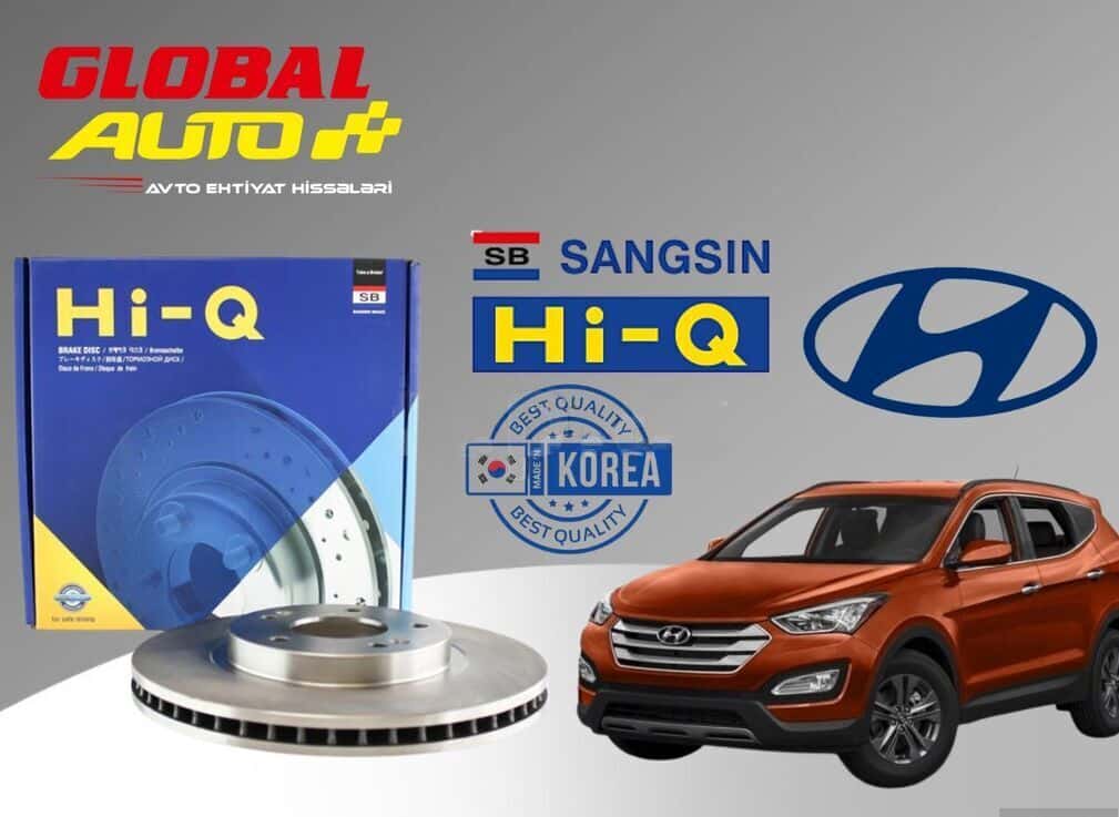 Brake disc Hyundai Santa Fe 2012-2018 - Tenderyard