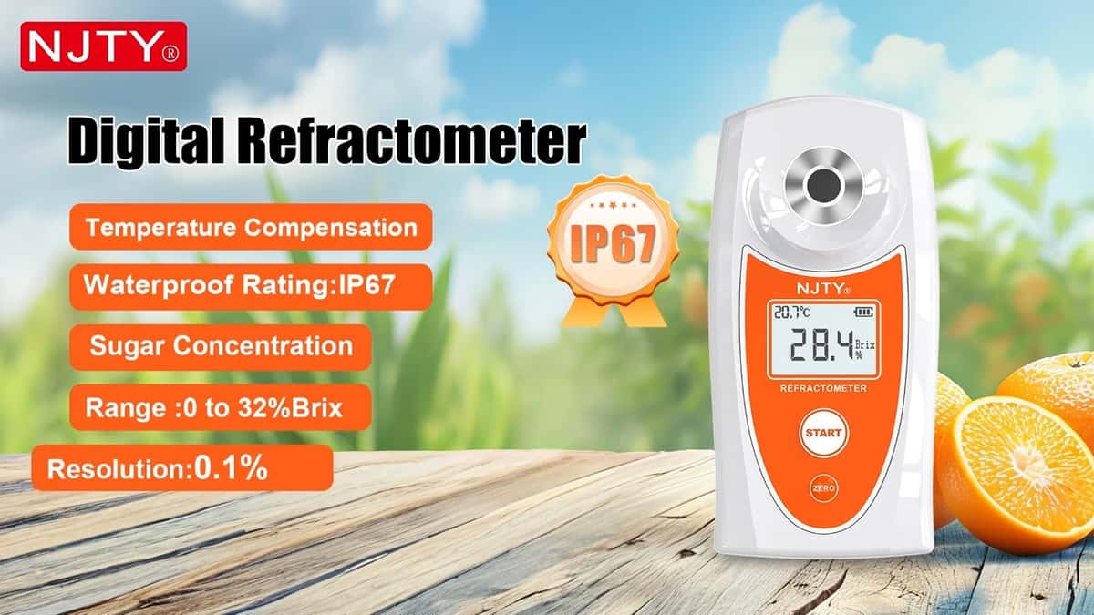 NJTY-TY-8 digital sugar refractometer - Tenderyard