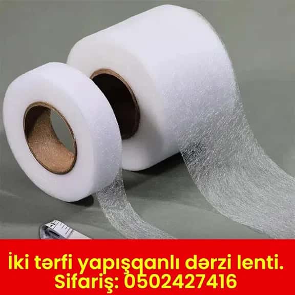 İki tərəfi yapışqanlı dərzi lentləri - Tenderyard