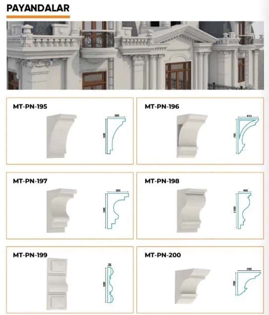 EPS corbels, facade and architectural decorative elements - Tenderyard