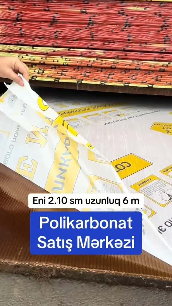 Polikarbonat lövhələr - Tenderyard
