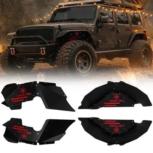 Steel fender flares for Jeep Wrangler - Tenderyard