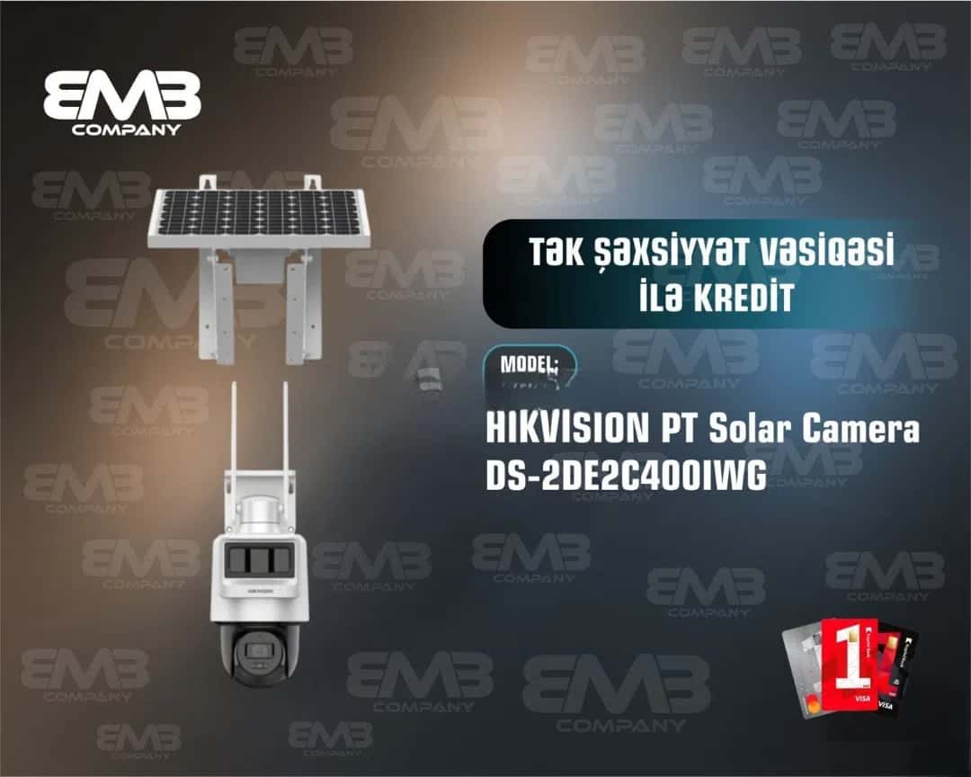 Hikvision solar-powered security camera - Tenderyard
