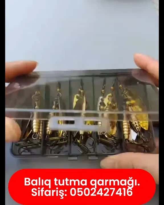 Balıq tutmaq üçün qarmaq dəsti - Tenderyard