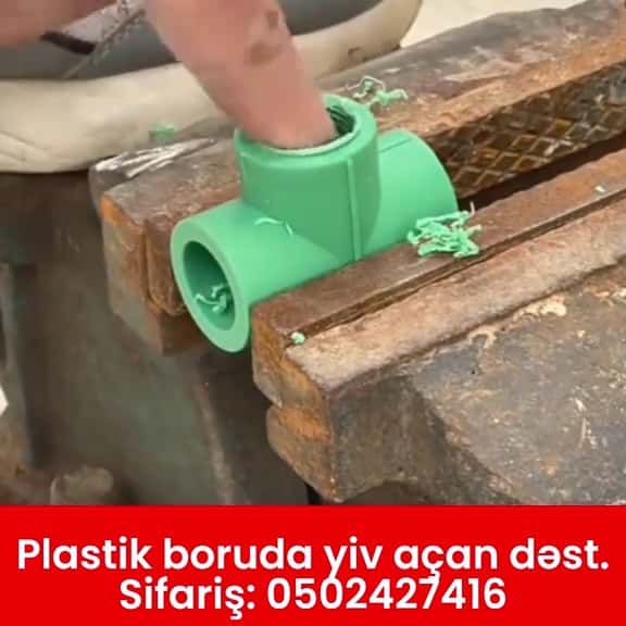 Plastic pipe threading set - Tenderyard