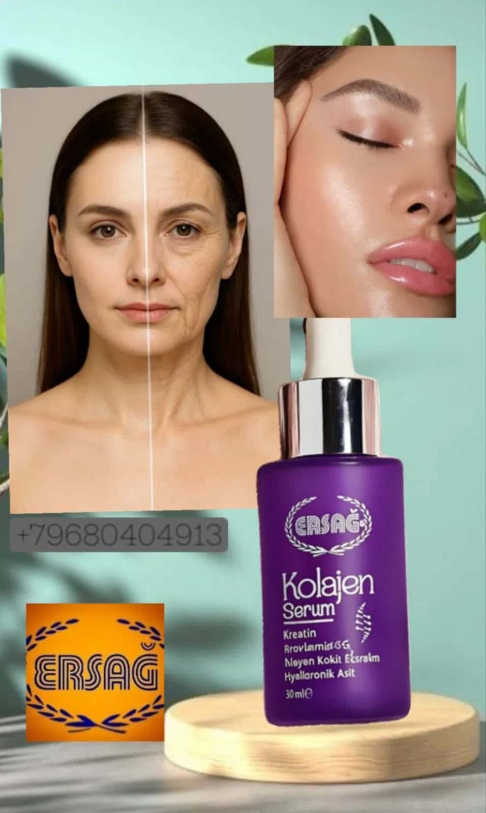 Üz baxım serumu Ersağ Kolajen Serum 30 ml - Tenderyard