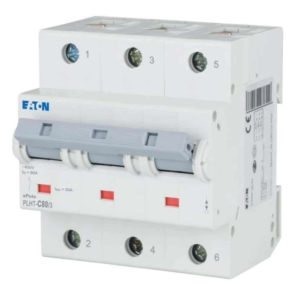 Eaton PLHT-C80/3 Miniatür Avtomatik Açar, 3 Qütblü, 80A - Tenderyard