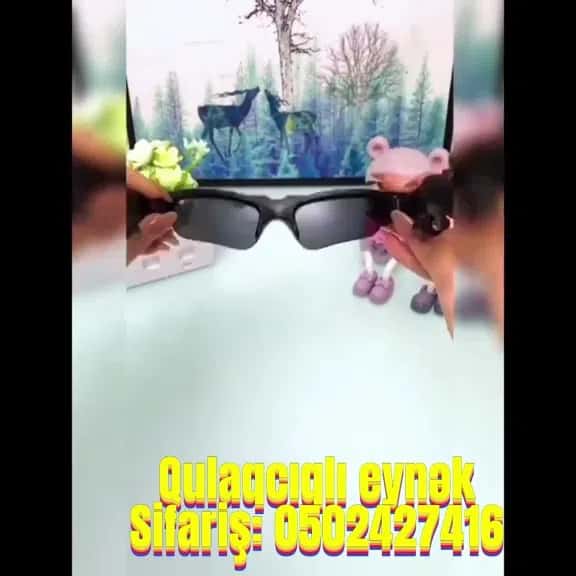 Glasses with wireless headphones - Tenderyard