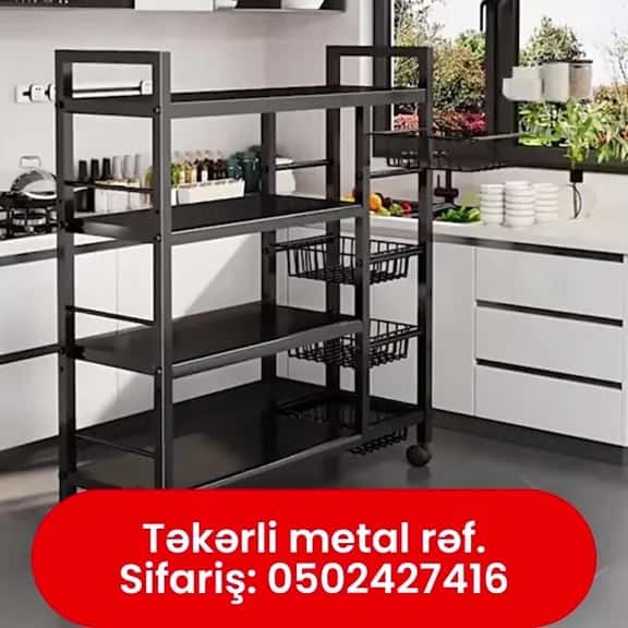 Təkərli metal rəflər - Tenderyard