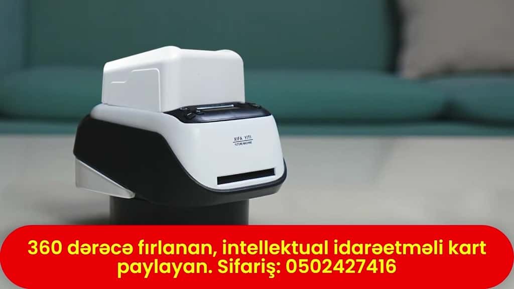 360 dərəcə fırlanan, intellektual idarəetməli kart paylayan - Tenderyard