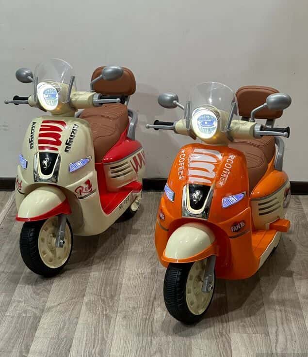 Uşaq elektrik motosikleti Vespa MTS-668 - Tenderyard