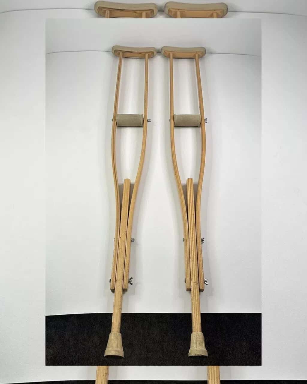 Wooden Underarm Crutch - Tenderyard