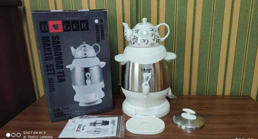 Samovar Paslanmayan polad material - Tenderyard