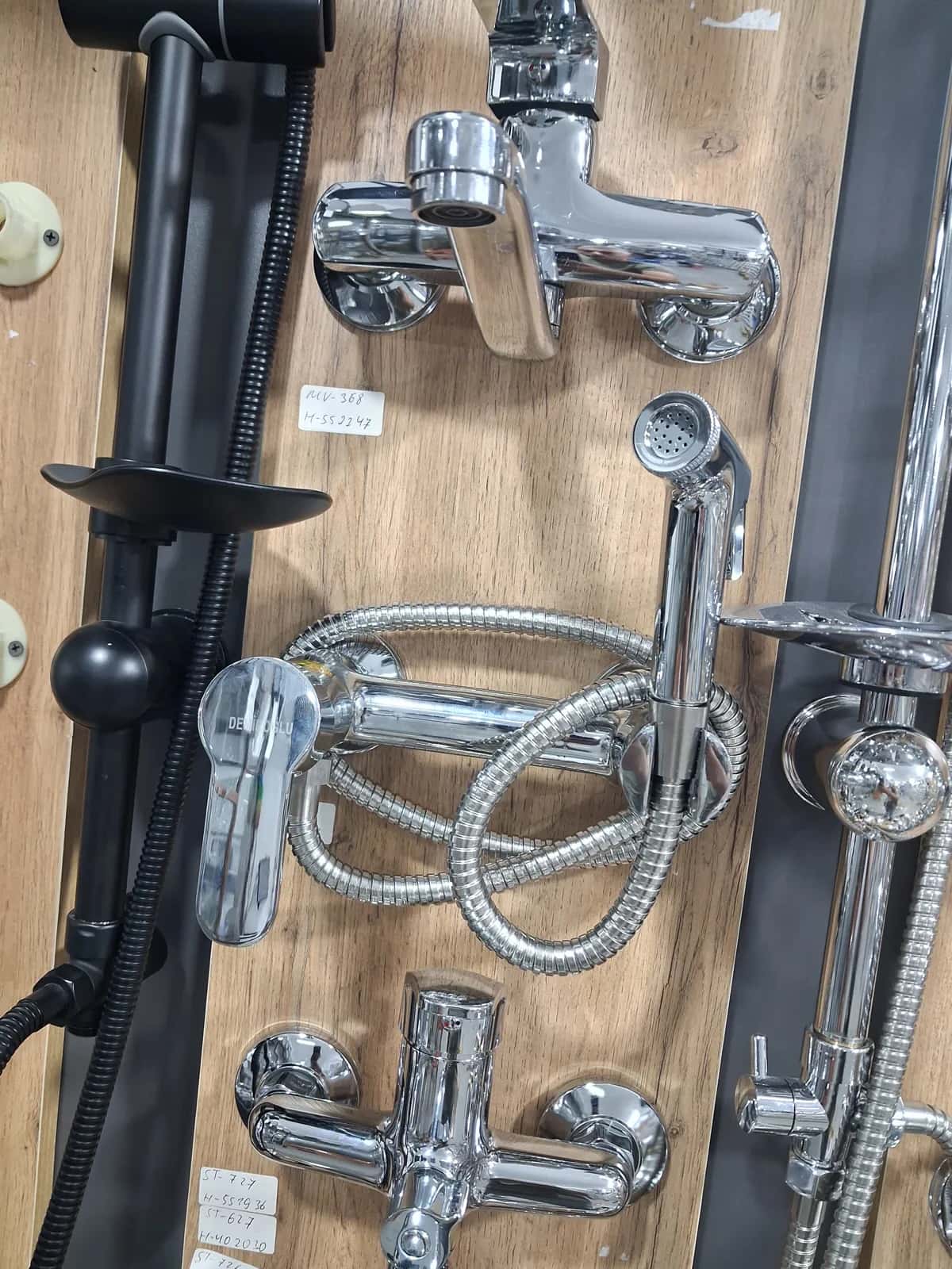 Shower faucet, Silver color - Tenderyard