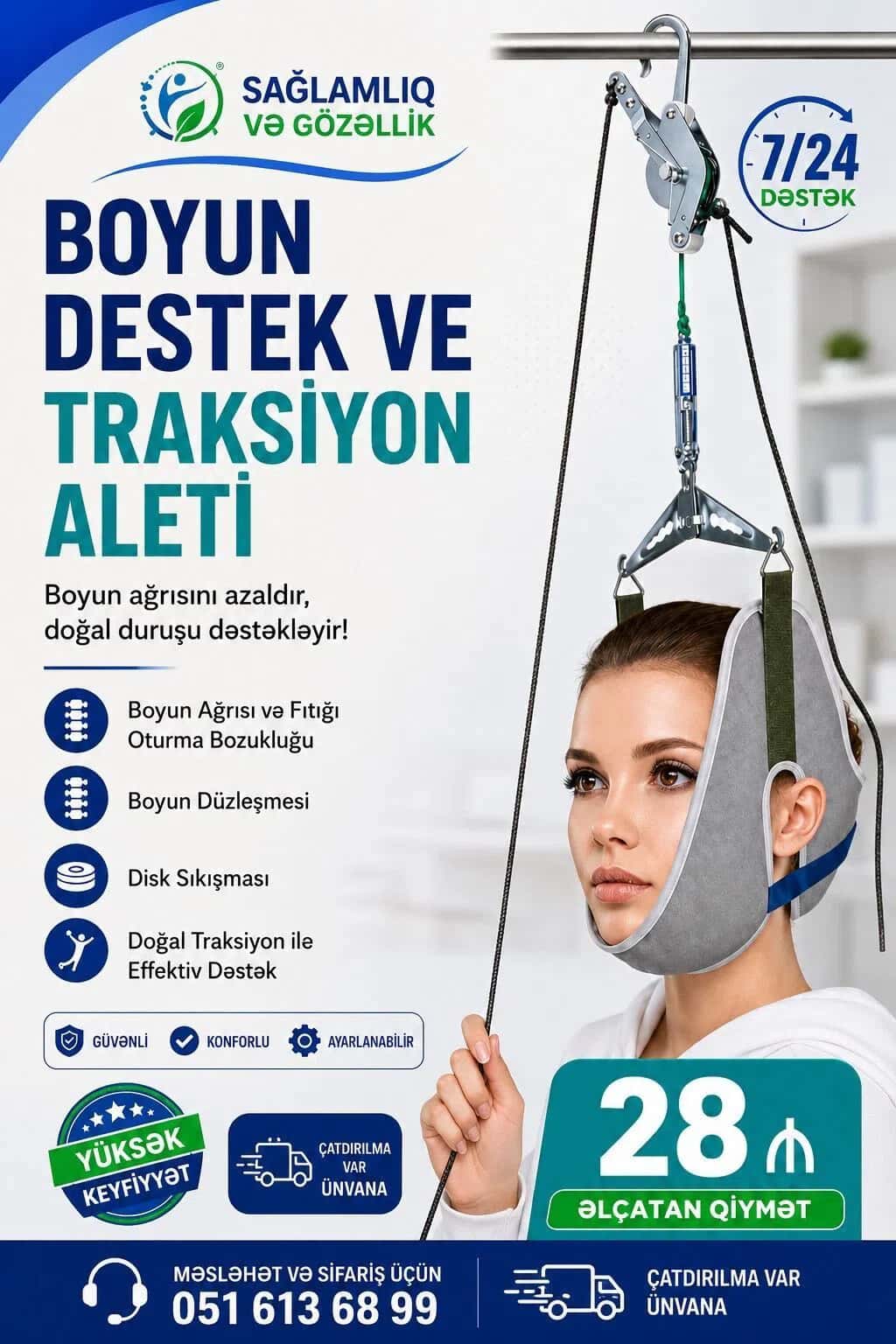Neck Support and Traction Device - Tenderyard