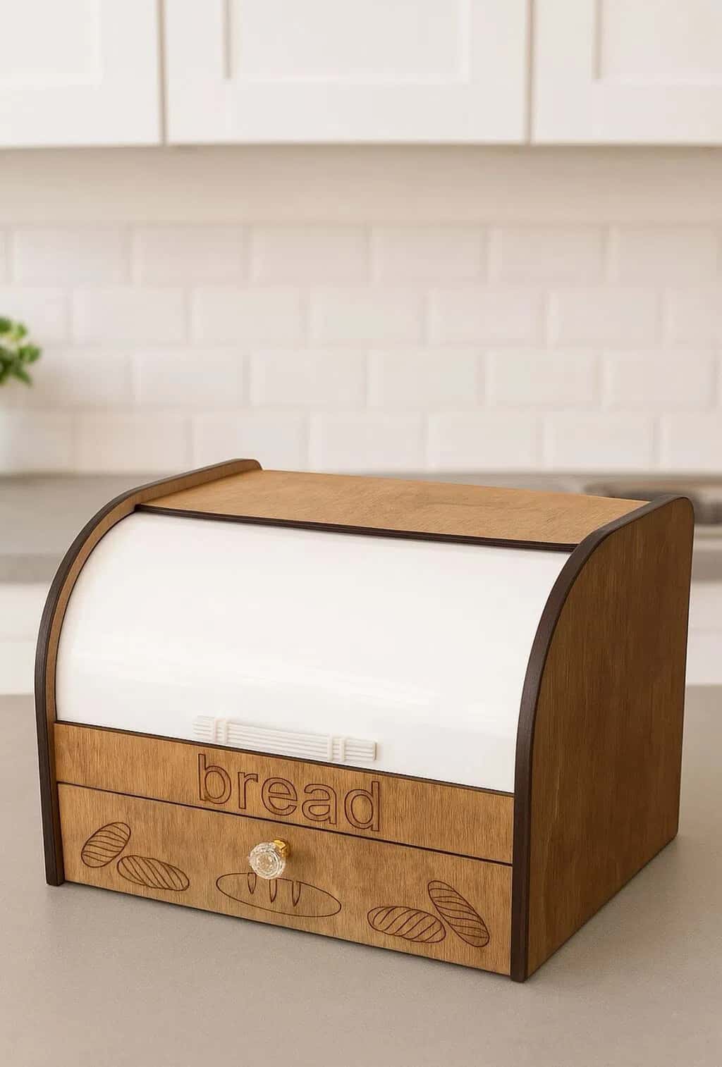 Wooden Bread Box - Tenderyard