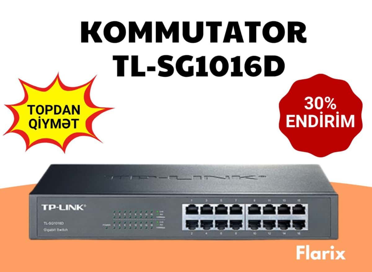 Switch TP-Link TL-SG1016D 16-port - Tenderyard