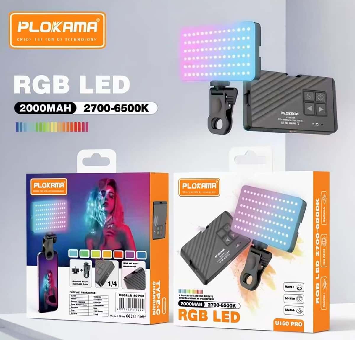 Plokama U160 Pro RGB LED Light Panel - Tenderyard