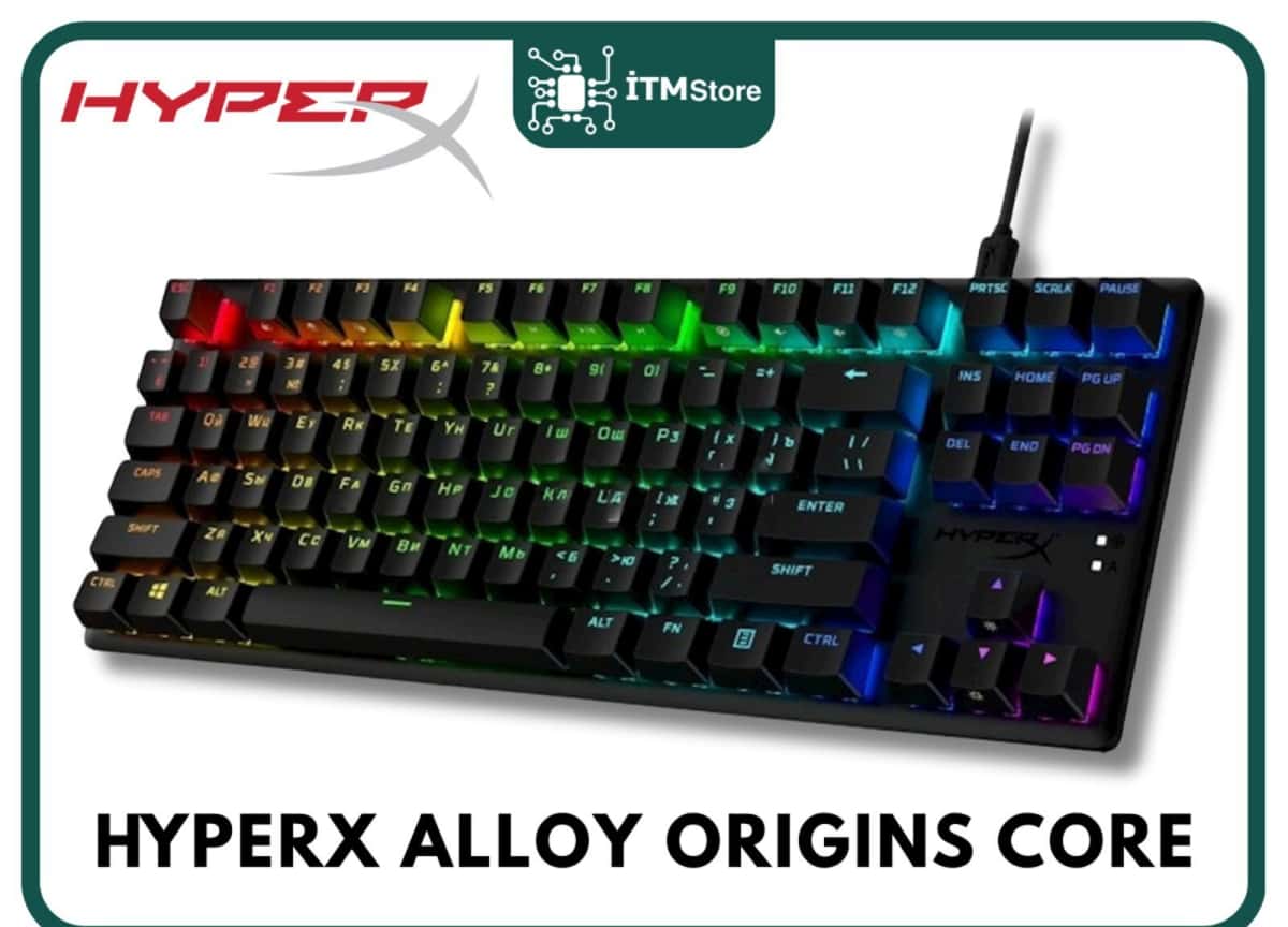 Keyboard HyperX Alloy Origins Core PBT 639N7AA - Tenderyard