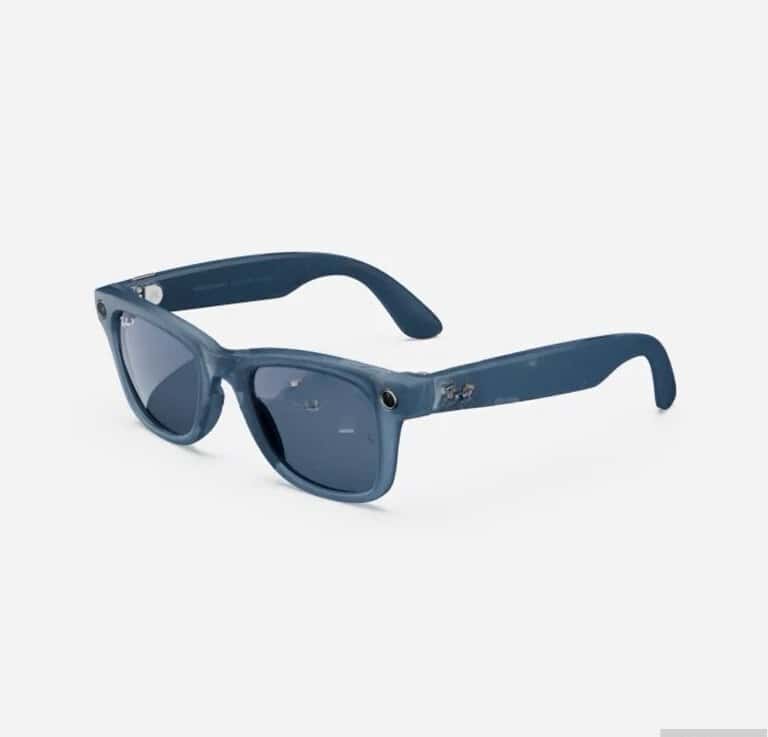Smart eynək Ray-Ban Meta Wayfarer Matte Jeans - Tenderyard