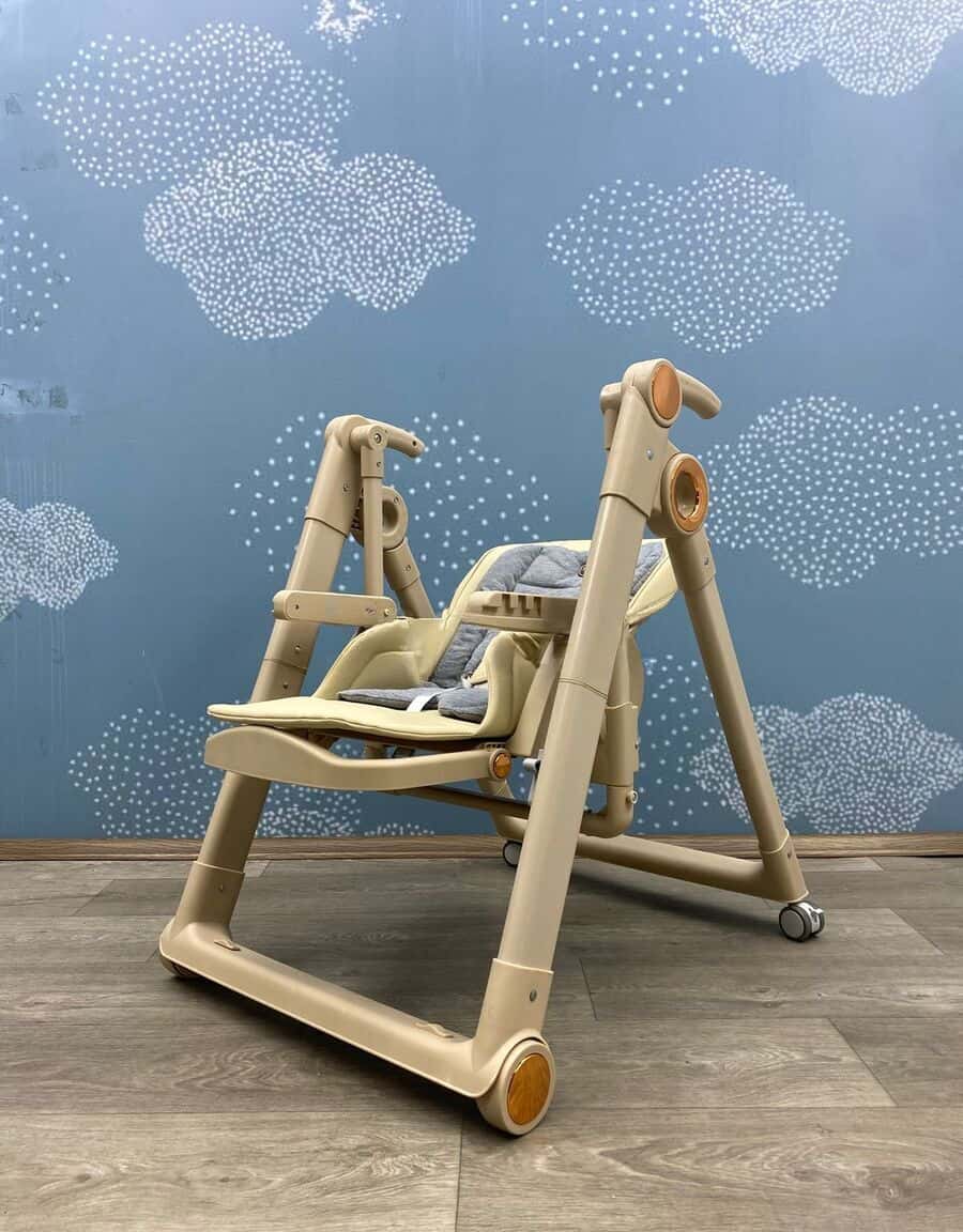 Unisex baby high chair, Mixed color - Tenderyard