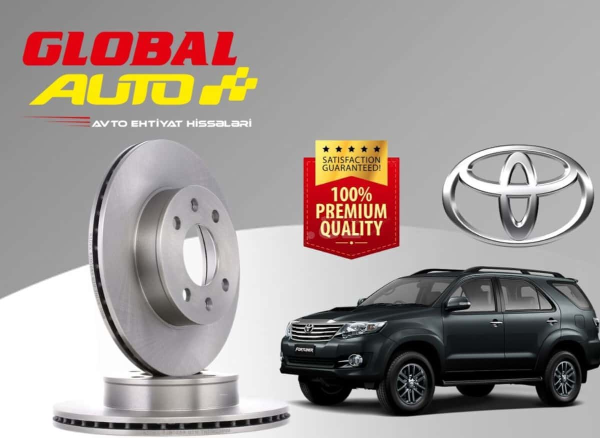 Brake disc Toyota Fortuner 2005-2015 - Tenderyard