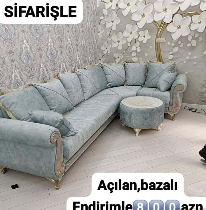 Künc divan, Qarışıq rəng - Tenderyard