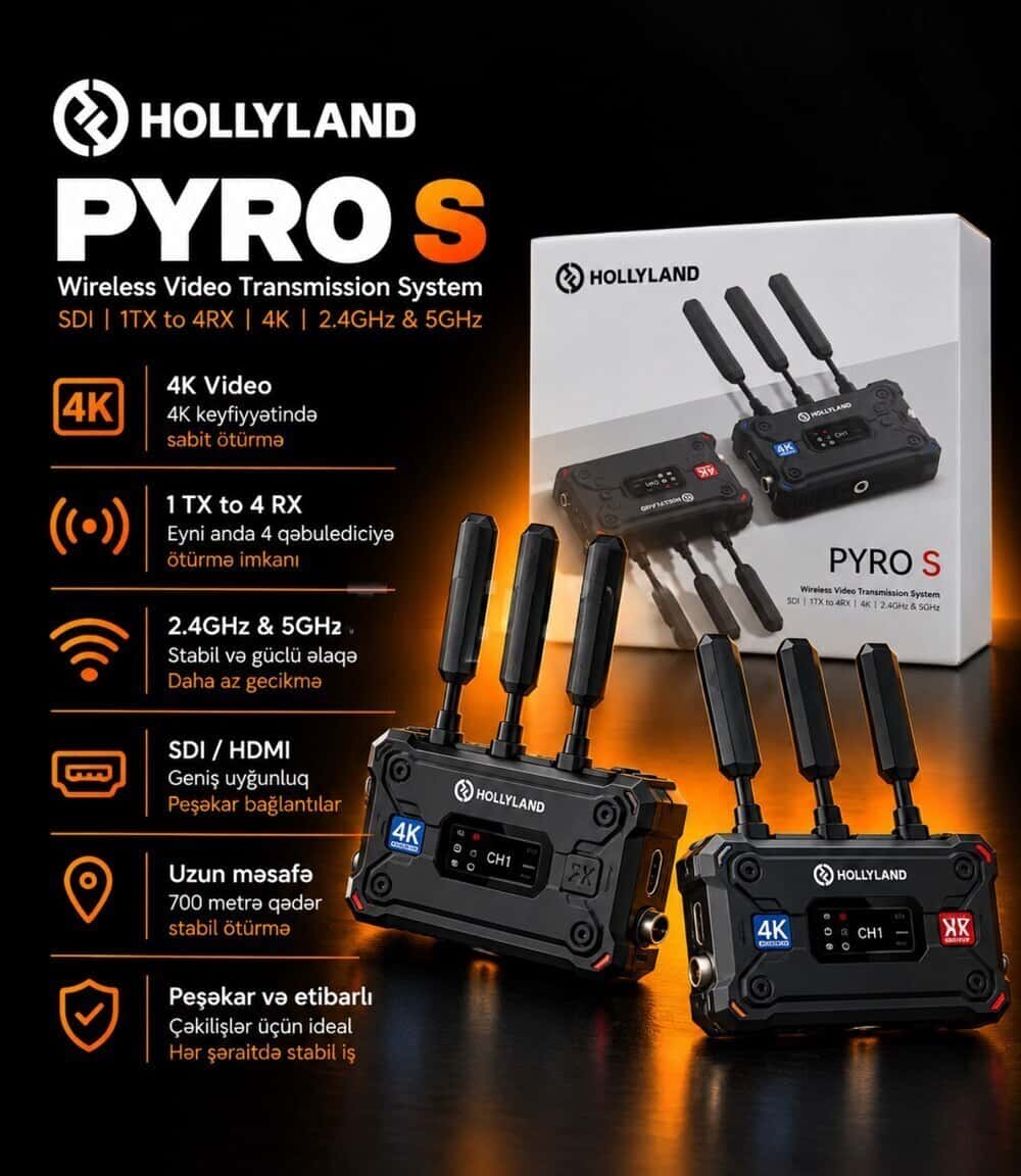 Система видеопередачи Hollyland Pyro S - Tenderyard