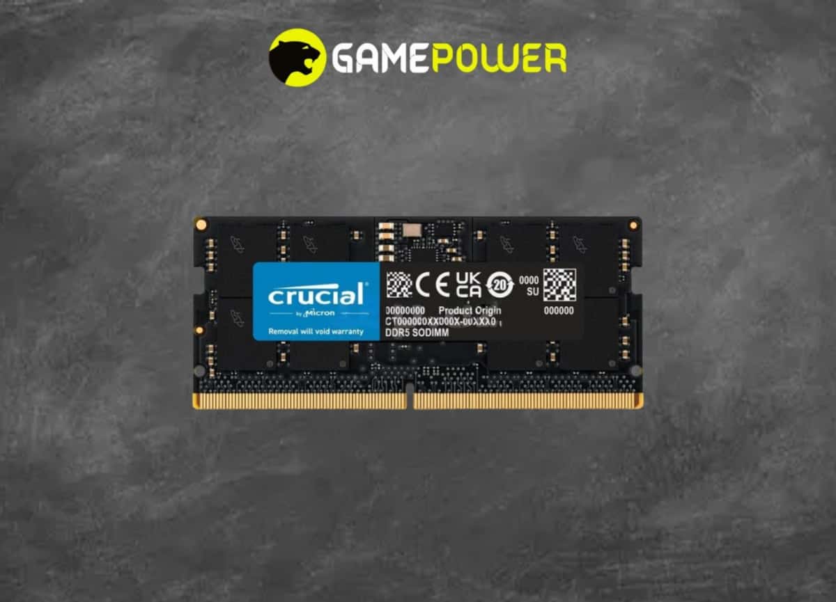 Crucial 16GB DDR5 5600MHz SODIMM Laptop RAM - Tenderyard