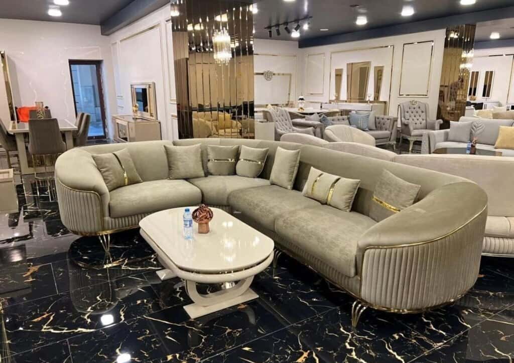 Künc divan, Qarışıq rəng - Tenderyard