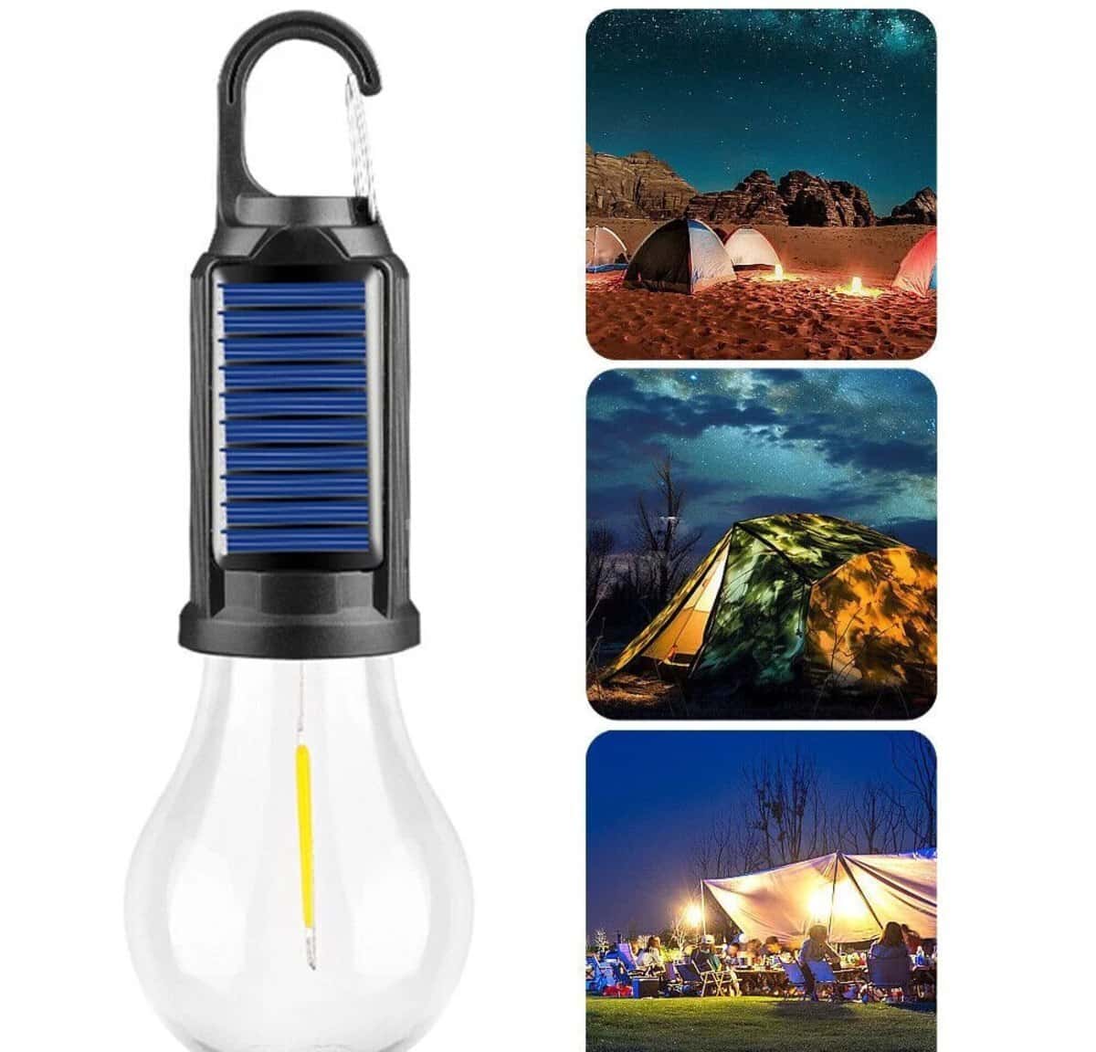 Solar-powered camping lamp A01 - Tenderyard