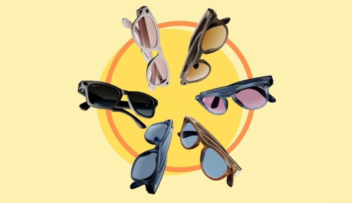 Smart eynək Ray-Ban Meta Wayfarer Matte Jeans - Tenderyard