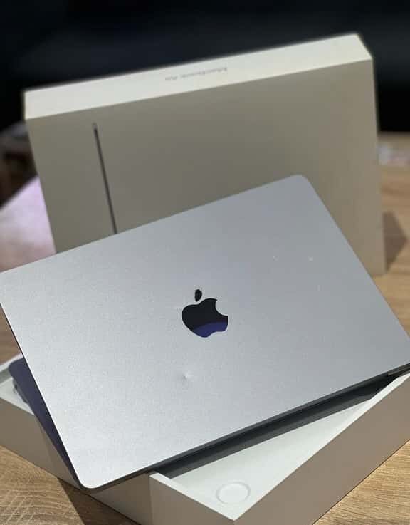 Apple brand laptop, Gray color - Tenderyard