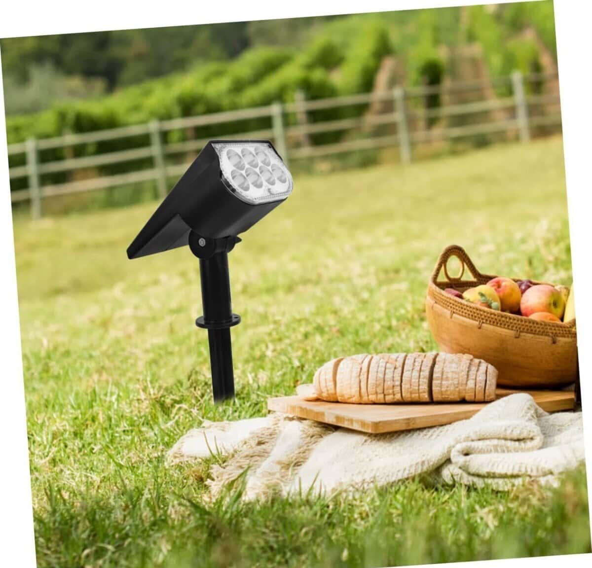 Solar-powered floodlight YX-901-7RGB - Tenderyard