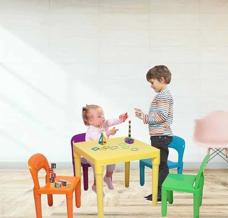Uşaq mebel dəsti Plastik material, Qarışıq rəng - Tenderyard